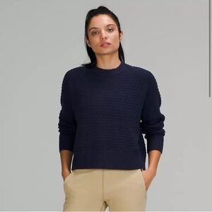 Lululemon Texture Play Crew Sweater size s/m